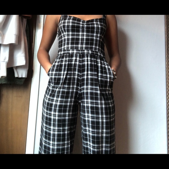 Gingham Print Hollister Jumpsuit - Picture 3 of 5